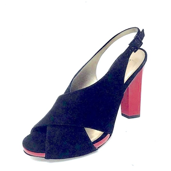 Vintage DVF Marlene Platform Red Heels - Picture 6 of 10